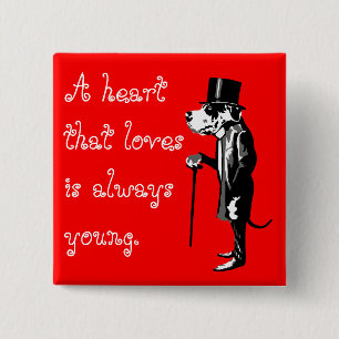 Chapa Cuadrada Mister Great Dane, el perro sabio