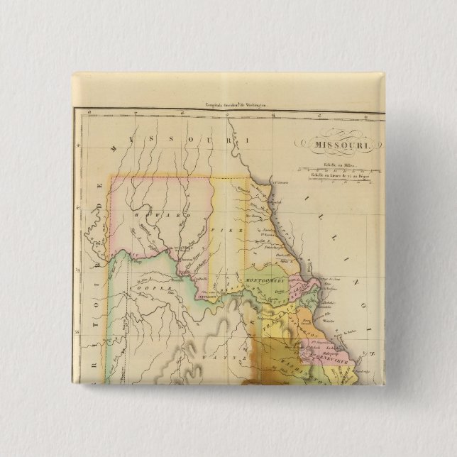 Chapa Cuadrada Misuri EE.UU. (Anverso)