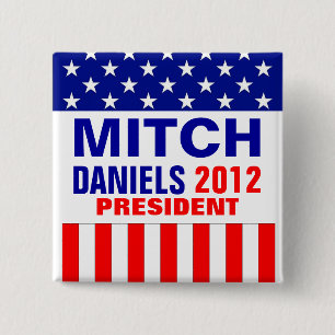 Chapa Cuadrada Mitch Daniels 2012