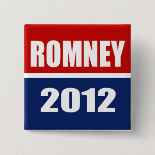 CHAPA CUADRADA MITT ROMNEY 2012