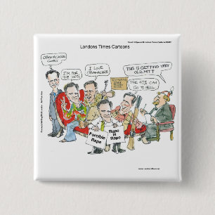 Chapa Cuadrada Mitt Romney En Terapia Funny Tees Cards Gifts Etc