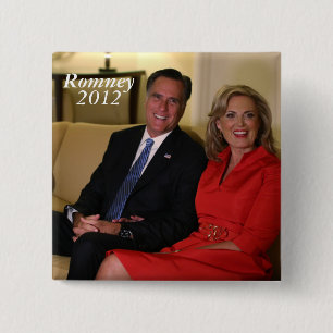 Chapa Cuadrada ¡Mitt Romney para el presidente!