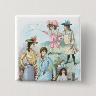 Chapa Cuadrada moda de los 1900s