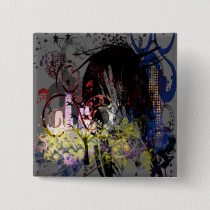 Chapa Cuadrada Moda Diva Swirled