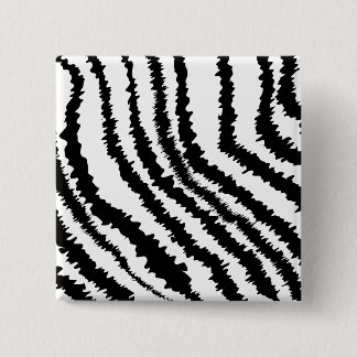 Chapa Cuadrada Modelo negro del estampado de zebra