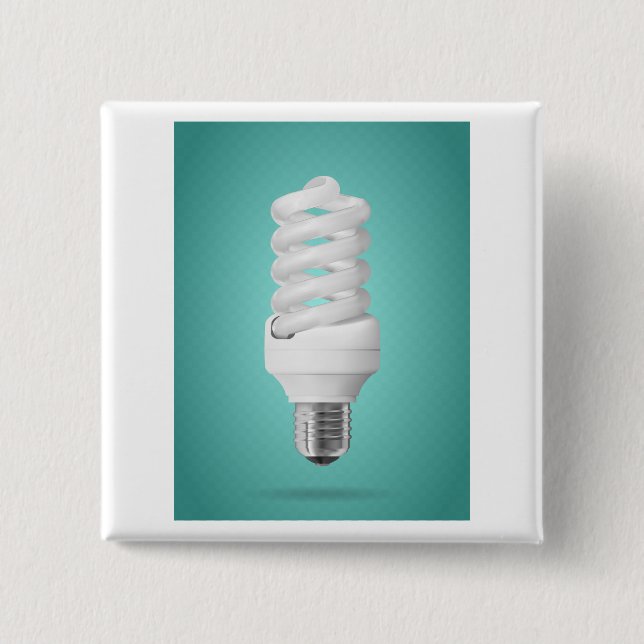 Chapa Cuadrada Modern Spiral Compact Fluorescent Lightbulb (Anverso)