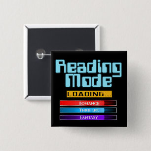 Chapa Cuadrada Modo de lectura de género personalizado