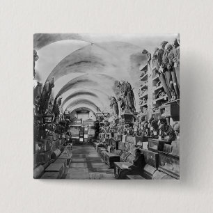 Chapa Cuadrada Momias de la catacumba de Palermo, Italia