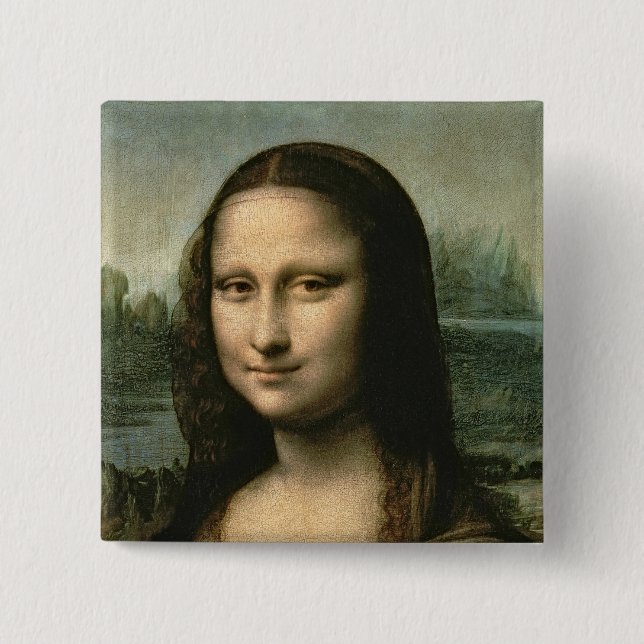 Chapa Cuadrada Mona Lisa, c.1503-6 (Anverso)