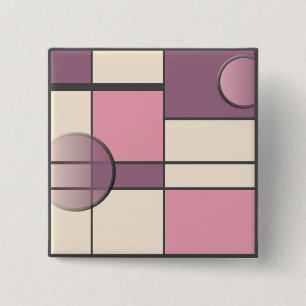 Chapa Cuadrada Mondrian y Pastell