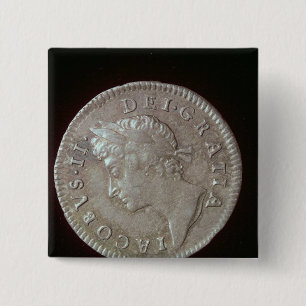 Chapa Cuadrada Moneda de James II