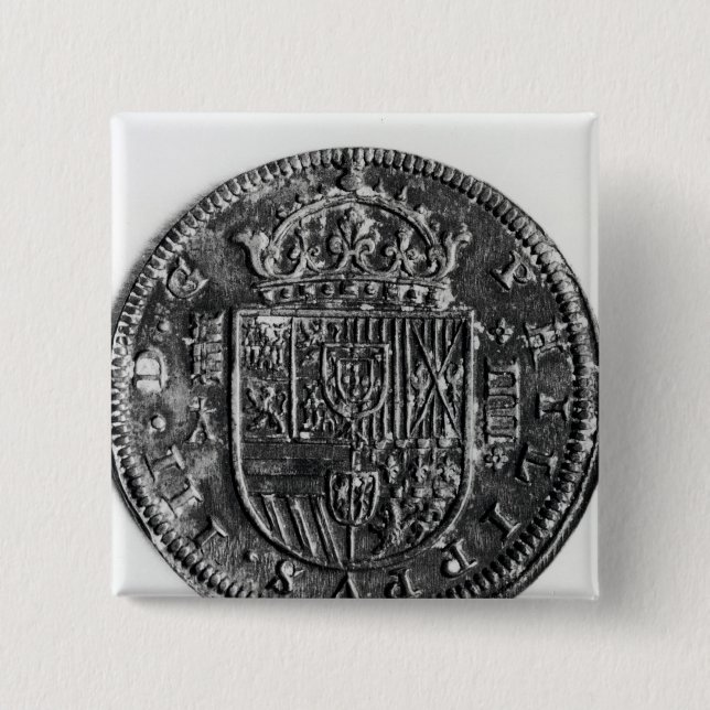 Chapa Cuadrada Moneda de plata (Anverso)