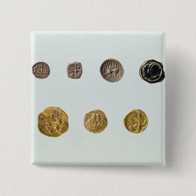 Chapa Cuadrada Monedas Gaulish, c.750-0 A.C. (Anverso)