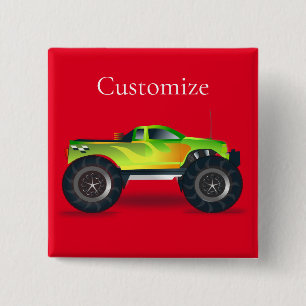Chapa Cuadrada Monster Truck Thunder_Cove