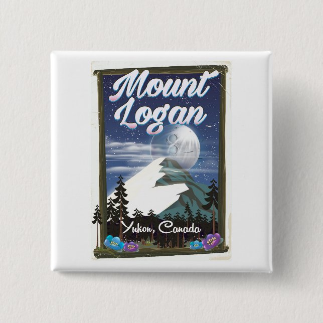 Chapa Cuadrada Monte Logan , Yukón, Canadá (Anverso)