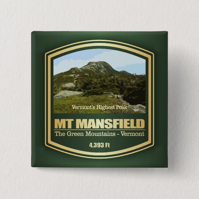 Chapa Cuadrada Monte Mansfield (PF) (Anverso)
