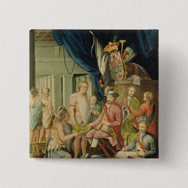 Chapa Cuadrada Montezuma (Anverso)