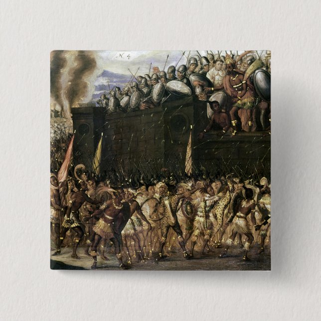 Chapa Cuadrada Montezuma (Anverso)