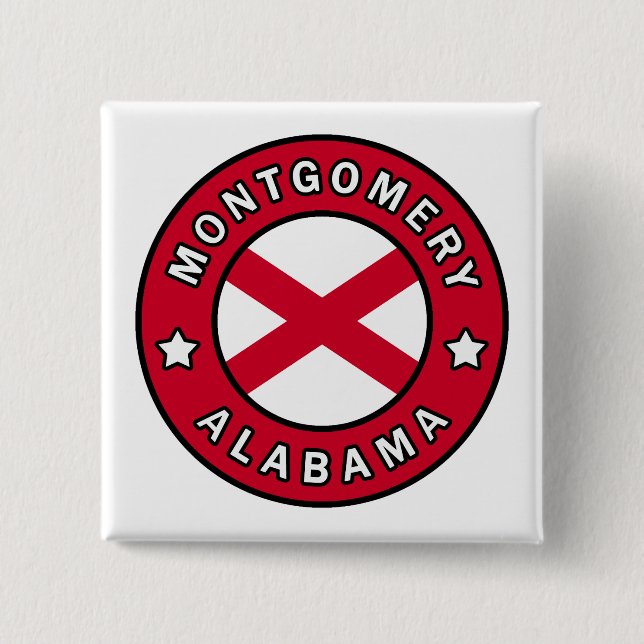 Chapa Cuadrada Montgomery Alabama (Anverso)