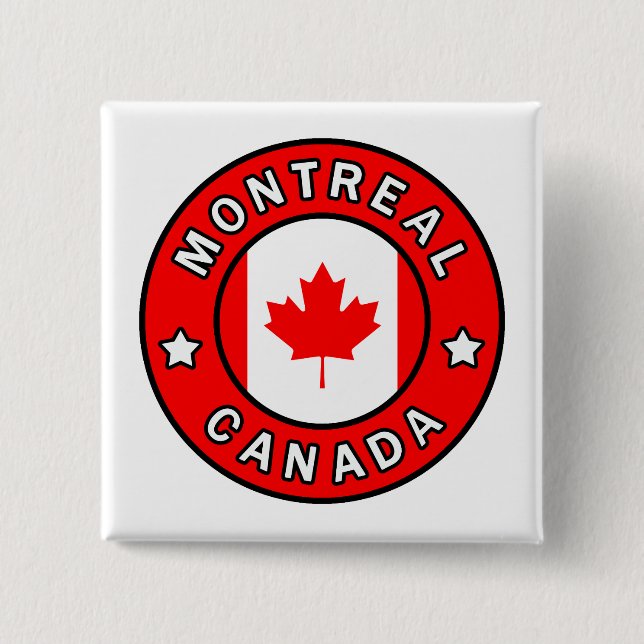 Chapa Cuadrada Montreal Canadá (Anverso)