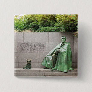 Chapa Cuadrada Monumento a la FDR en Washington DC