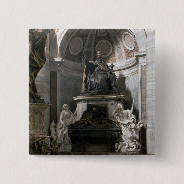 Chapa Cuadrada Monumento a Urbano VIII (Anverso)