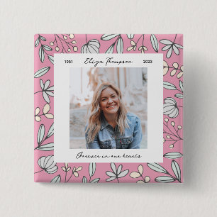 Chapa Cuadrada Monumento al Jardín de Flores