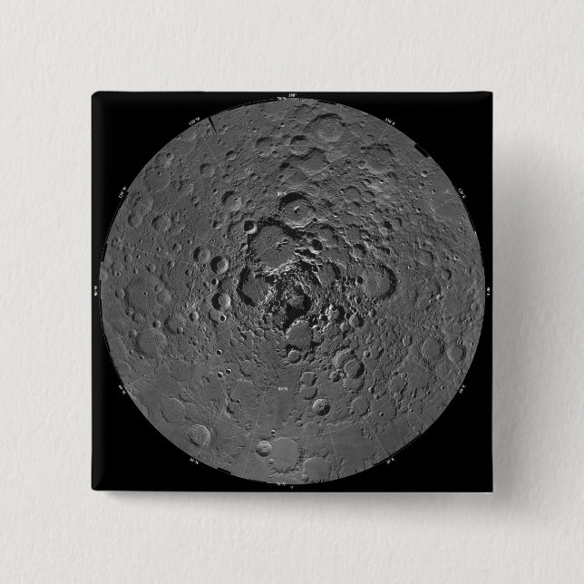 Chapa Cuadrada Mosaico lunar de la región polar norte de la m (Anverso)