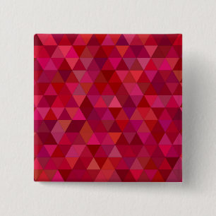 Chapa Cuadrada Mosaico rojo oscuro