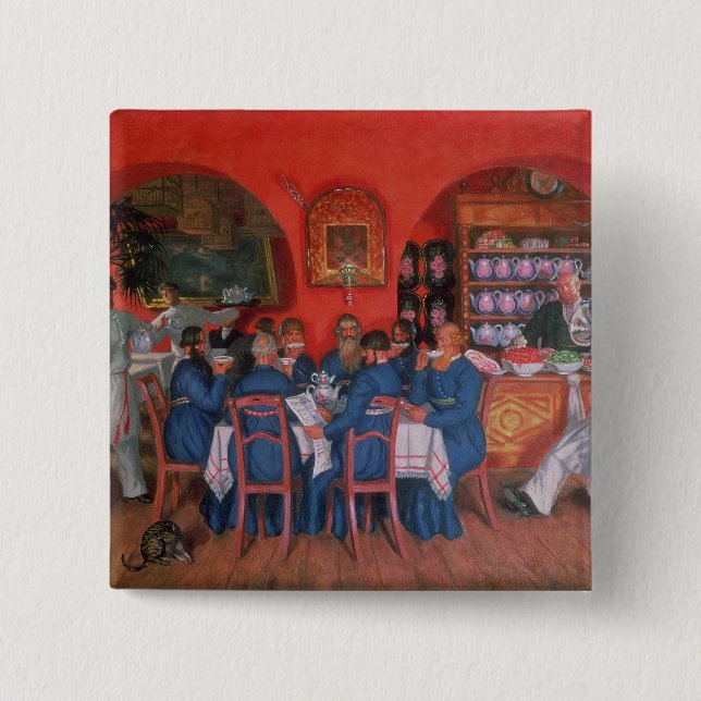 Chapa Cuadrada Moscú Cafe, 1916 (Anverso)