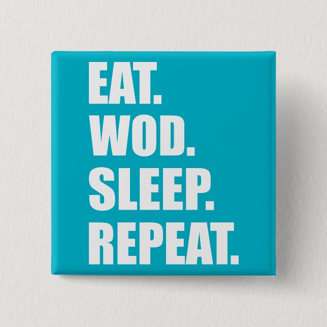 Chapa Cuadrada Motivación de WOD (Anverso)