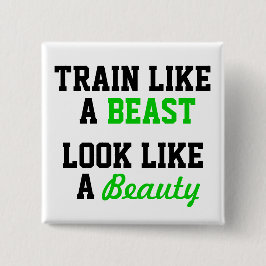 Chapa Cuadrada Motivación para Entrenamiento