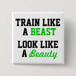 Chapa Cuadrada Motivación para Entrenamiento