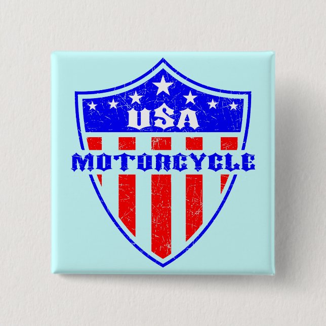 Chapa Cuadrada Motocicleta de Estados Unidos (Anverso)
