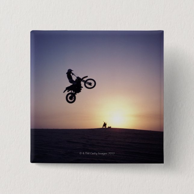 Chapa Cuadrada Motociclista (Anverso)