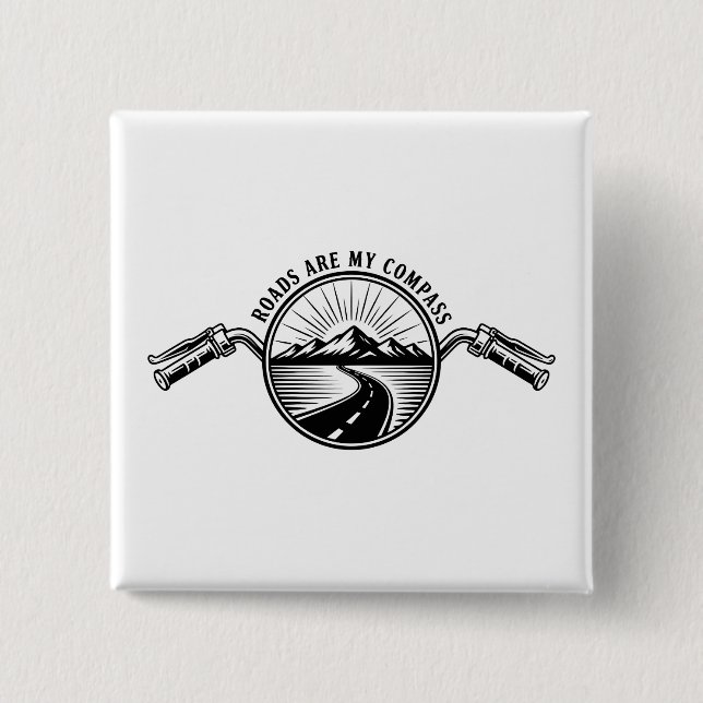 Chapa Cuadrada Motorcycle Horizon Adventure      (Anverso)