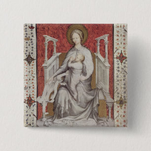 Chapa Cuadrada Ms 11060-11061 la Virgen que amamanta al Jesu