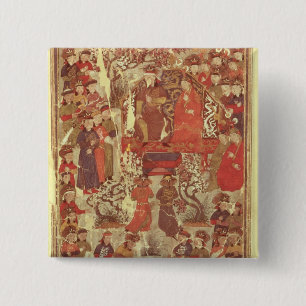 Chapa Cuadrada Ms Supp. Pers.Genghis Khan y su esposa
