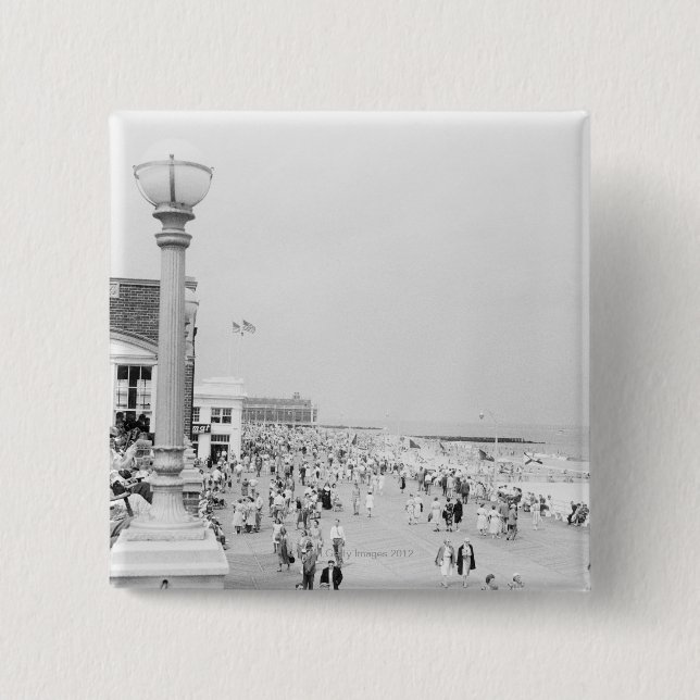 Chapa Cuadrada Muchedumbres 2 (Anverso)