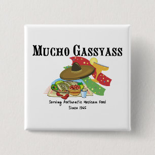 Chapa Cuadrada Mucho Gassyass Comida Mexicana