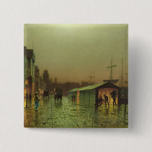 Chapa Cuadrada Muelles de Juan Atkinson Grimshaw el   Liverpool