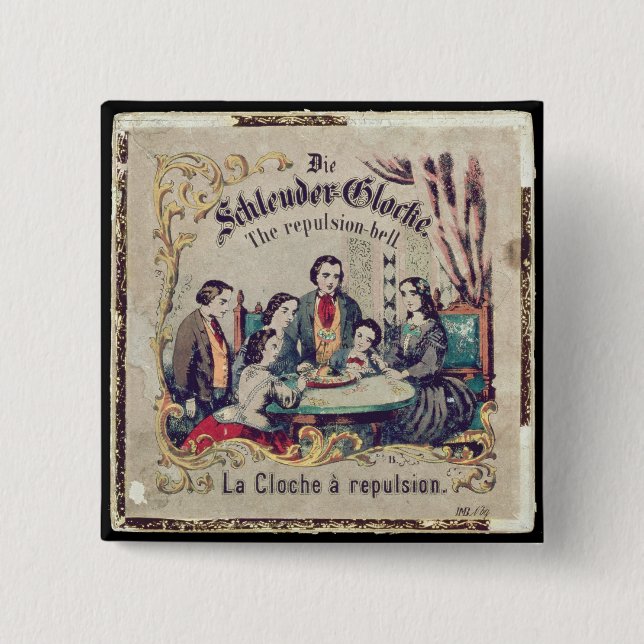 Chapa Cuadrada Muere Schleuder Glocke - la campana de la (Anverso)