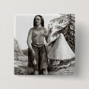 Chapa Cuadrada Mujer de Galla