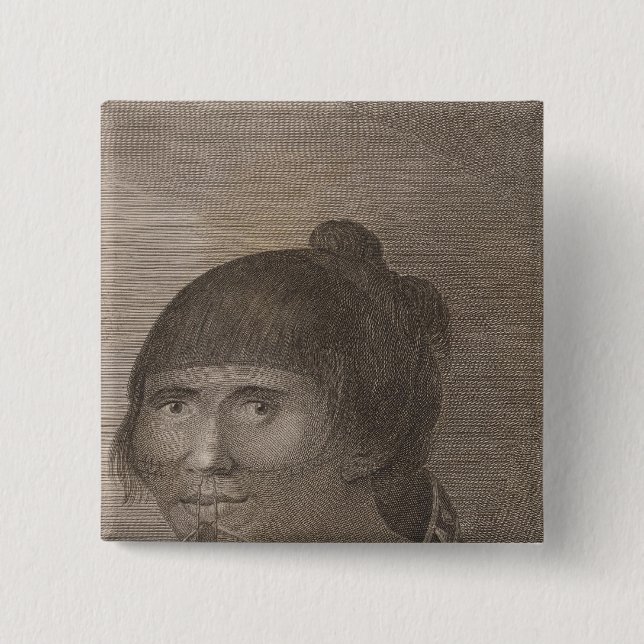 Chapa Cuadrada Mujer de Oonalashka, Alaska (Anverso)