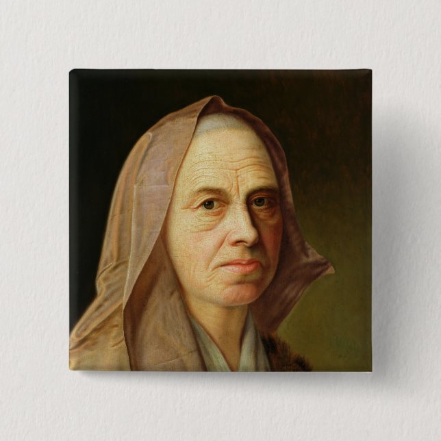 Chapa Cuadrada Mujer mayor (Anverso)