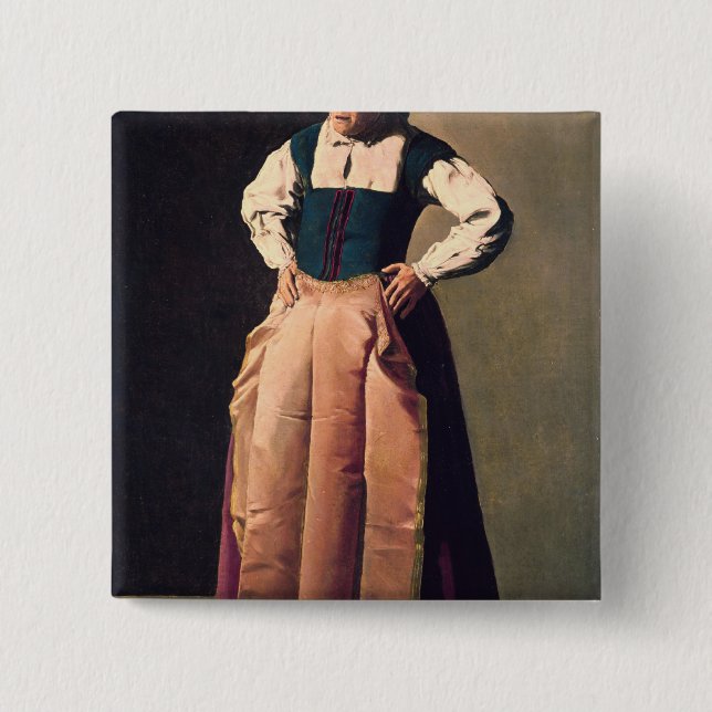 Chapa Cuadrada Mujer mayor, c.1618-19 (Anverso)