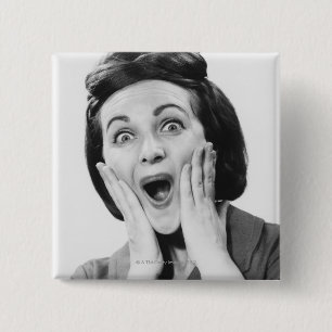 Chapa Cuadrada Mujer que hace la cara