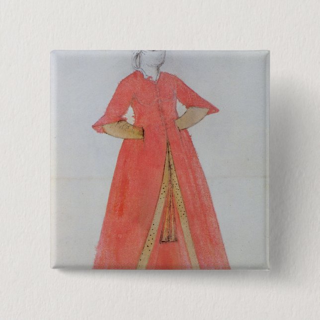 Chapa Cuadrada Mujer turca (Anverso)