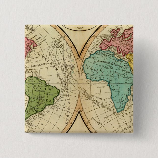 Chapa Cuadrada Mundo 3 (Anverso)