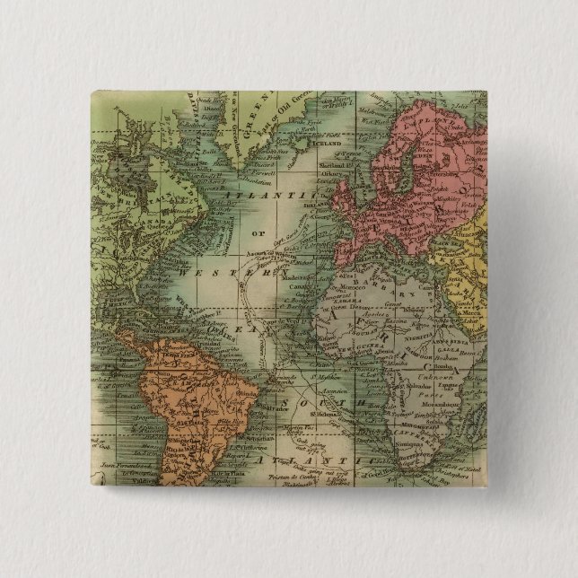 Chapa Cuadrada Mundo 4 (Anverso)